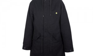 Pretty Green Fur Collar Parka