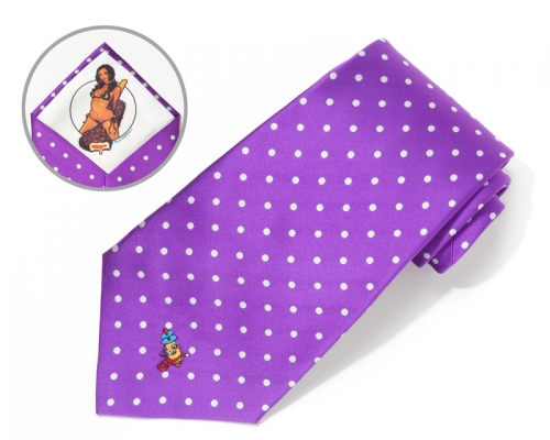 Space Beach Wide Neck Tie Space Beach Wide Neck Tie